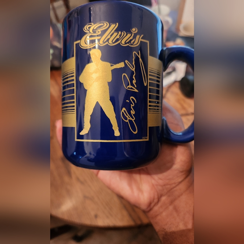 Minimalist Elvis Presley Coffee Mug